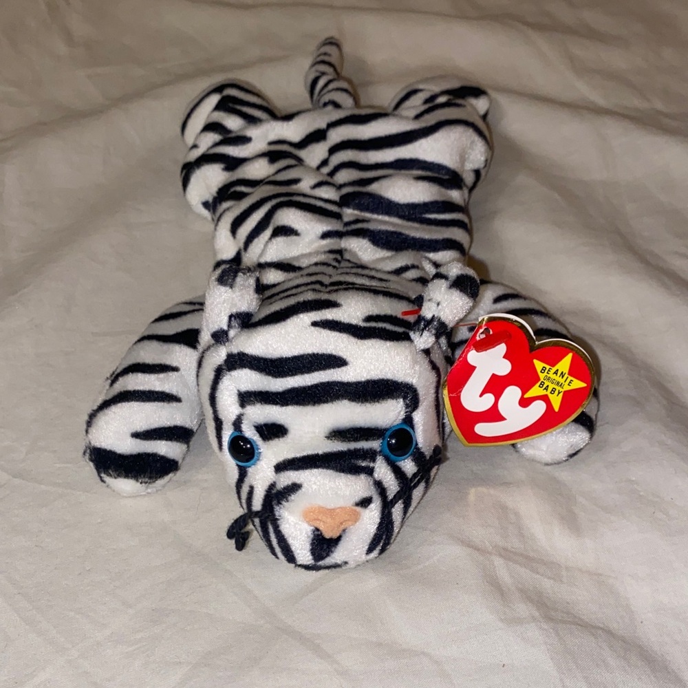 Blizzard the White Tiger Beanie Baby